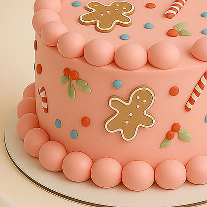 Seasons Greetings Chocolate Truffle Cake