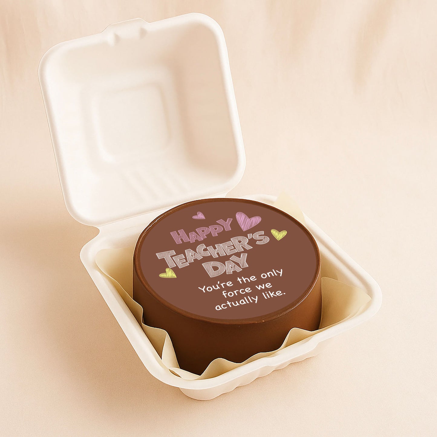 Smart Appreciation Teacher Mini Cake