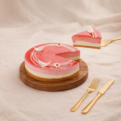 Soft Rose Cheesecake