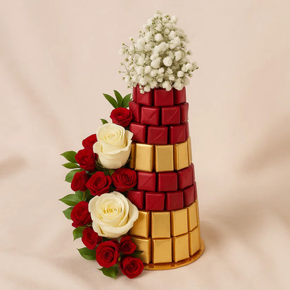 Taste of Art | Chocolate n Roses Arrangement