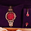 Titan Watch & Bracelet with Forever Roses