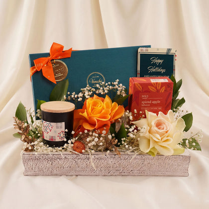 Venchi Chocolate Delightful Rose Tray