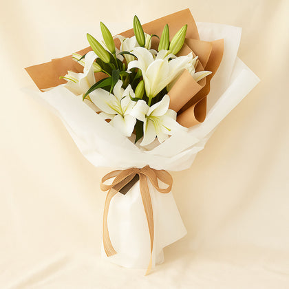 Lily Whisper Flower Bouquet