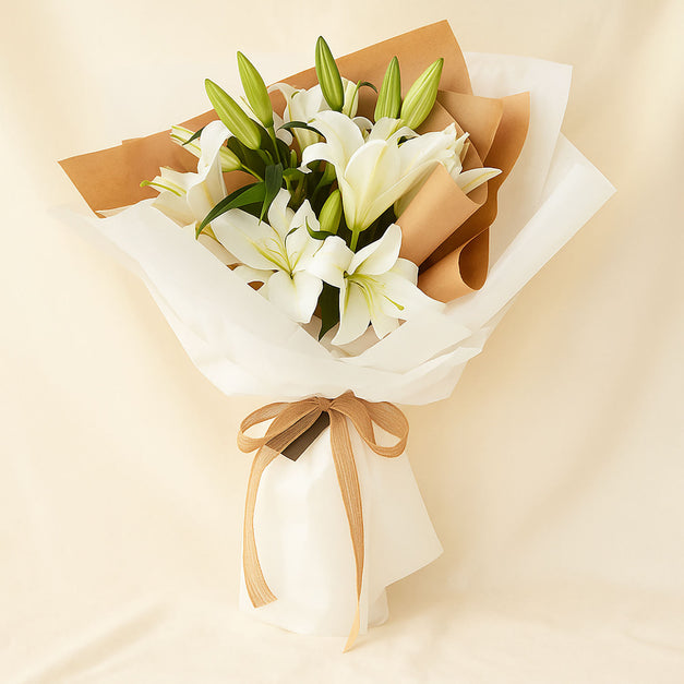 Lily Whisper Flower Bouquet