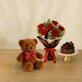 With Teddy Bear