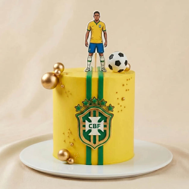 Brazil Football Team Chocolate Cake 1.5 kg
