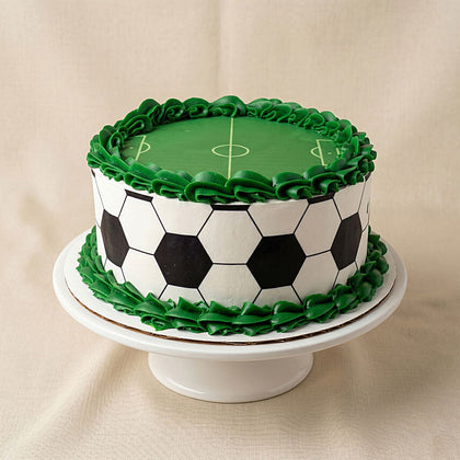 Classic Football Stadium Chocolate Cake with Ball