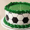 Classic Football Stadium Chocolate Cake with Ball