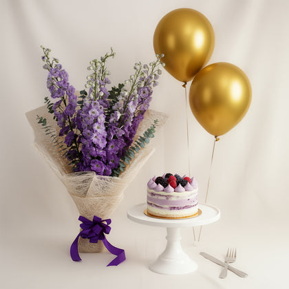 Captivating Delphinium Flower Bouquet