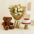 With Red Velvet Cake