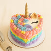 Heart Shape Unicorn Cake For Kids