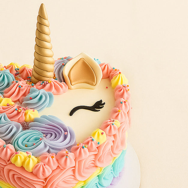 Heart Shape Unicorn Cake For Kids