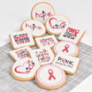 Pink Ribbon Cookies