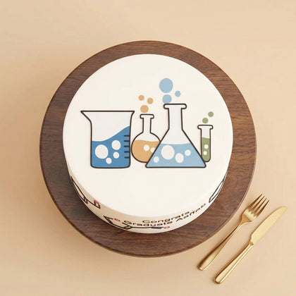 Science Garduate COngratulation Cake