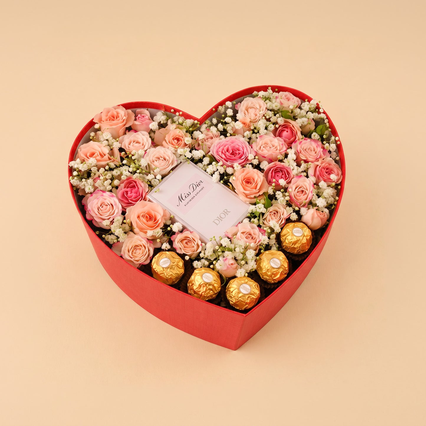 Miss Dior Blooming Perfume For Her With Roses n Chocolates