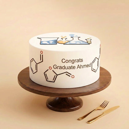 Science Garduate COngratulation Cake