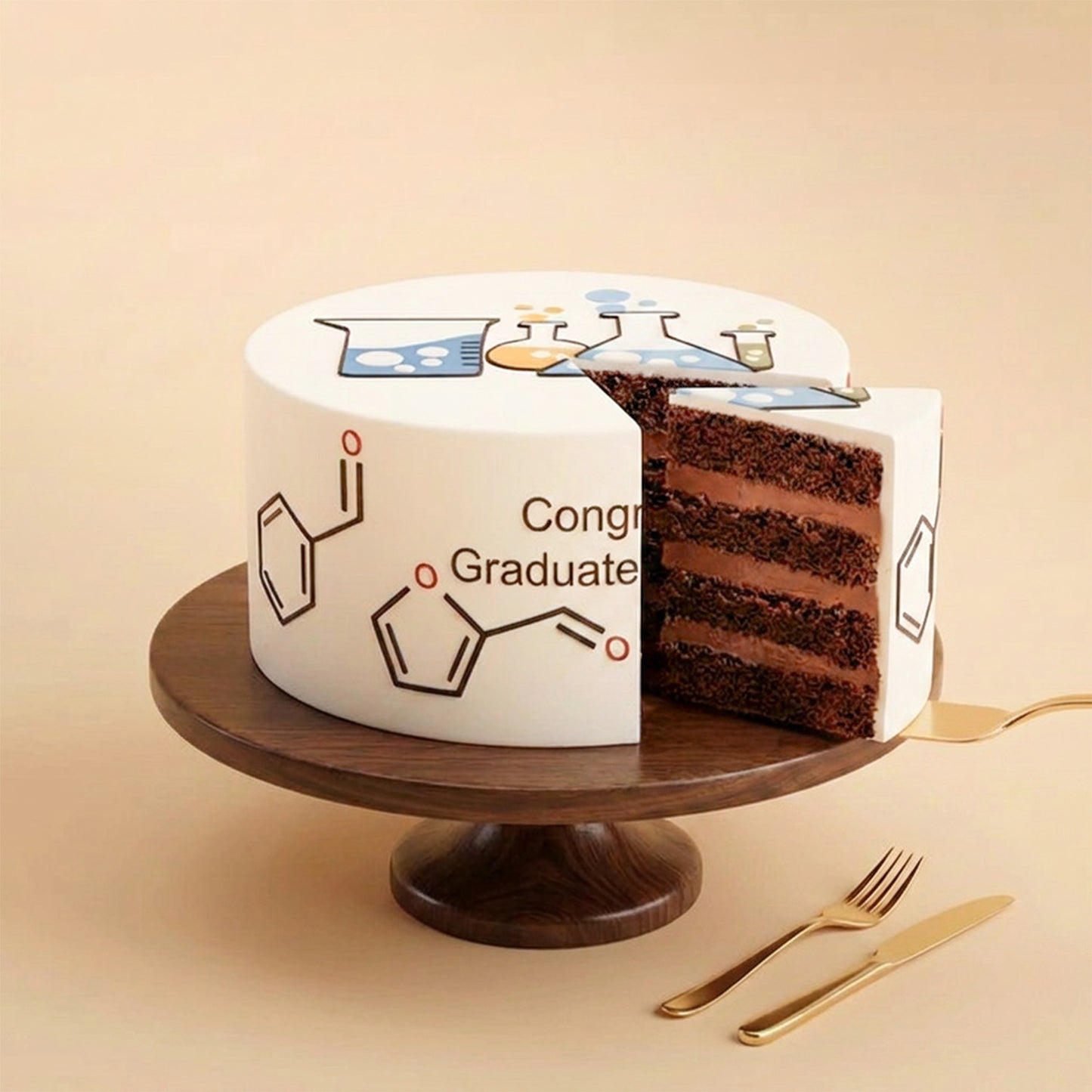 Science Garduate COngratulation Cake