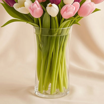 Painted Skies Tulip Flower Vase 