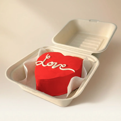 Monocake Love Heart Shape