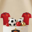 Spain Football Team Chocolate Birthday Cake