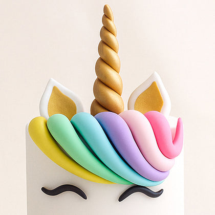 Colorful Unicorn Kids Cake