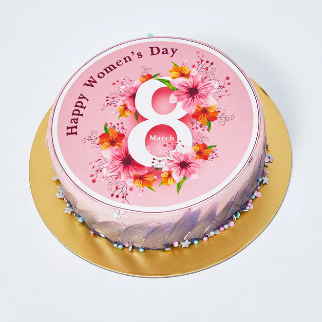 Women's Day Luscious Red Velvet Cake